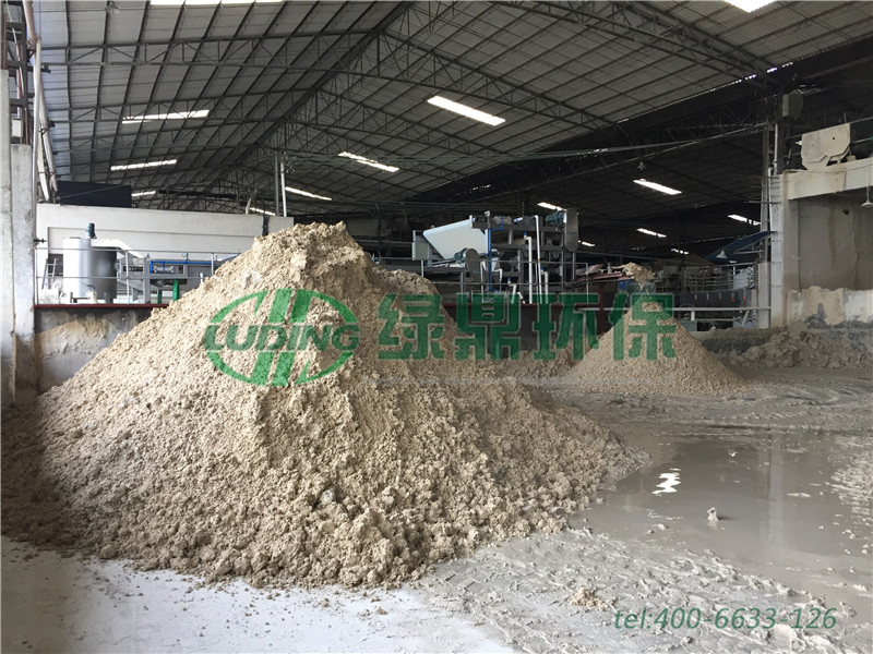 廣東佛山陶瓷廠泥漿脫水處理案例