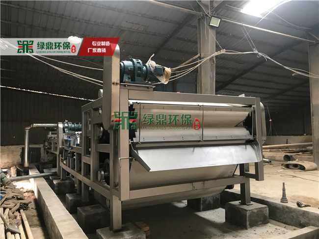 帶式壓濾機(jī)肇慶沙場泥漿處理工程